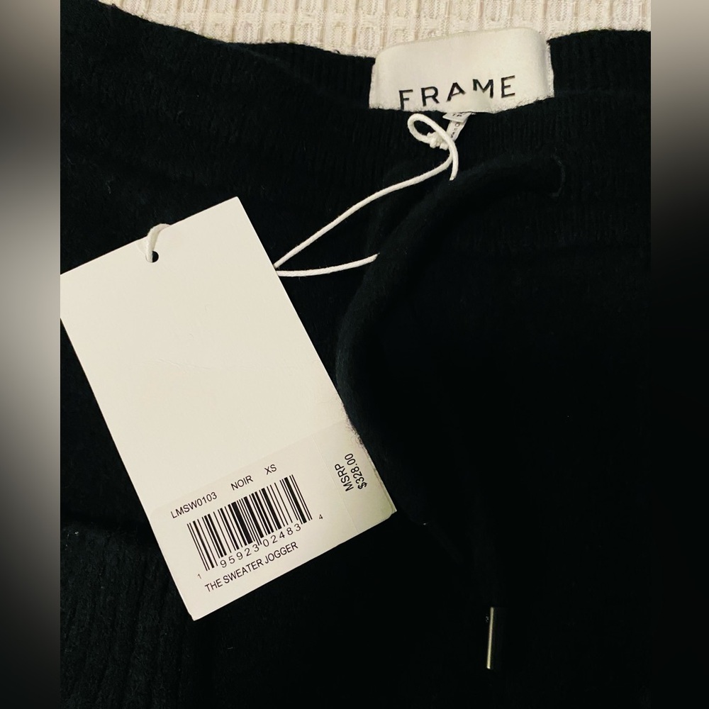 FRAME Black Sweater Jogger